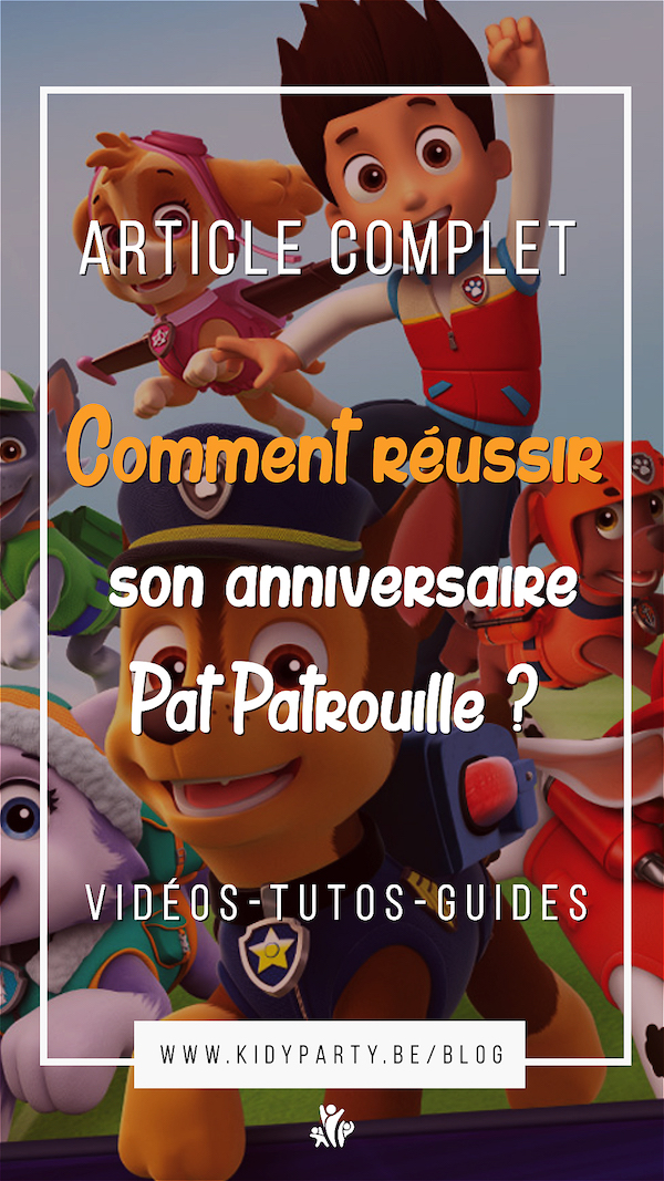 Son anniversaire Pat' Patrouille - Le blog de